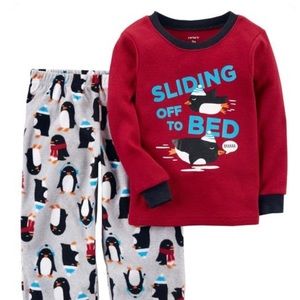 NWT Penguin Thermal & Fleece PJs